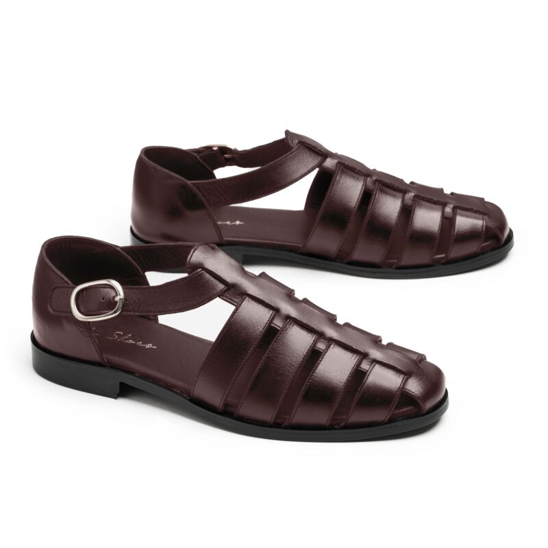 Raven Brown Leather Chappal – premium handcrafted leather footwear