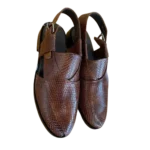 Wolveyes Traditional Oxblood Leather Peshawari Chappal – Handmade & Stylish
