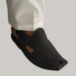 Peshawar Zalmi Leather Chappal black wolveyes