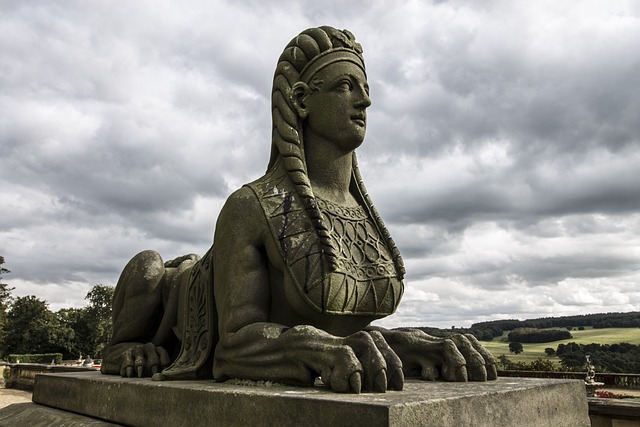 The Seated Scribe statue from Egypt